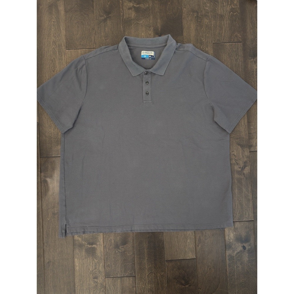 Magellan Outdoors Lot Of 2 Polo Shirt Mens Size‎ 3XL Blue/Grey Moisture Wicking - Picture 2 of 15